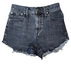 MADEWELL Washed Black The Perfect Jean Shorts - Size 23